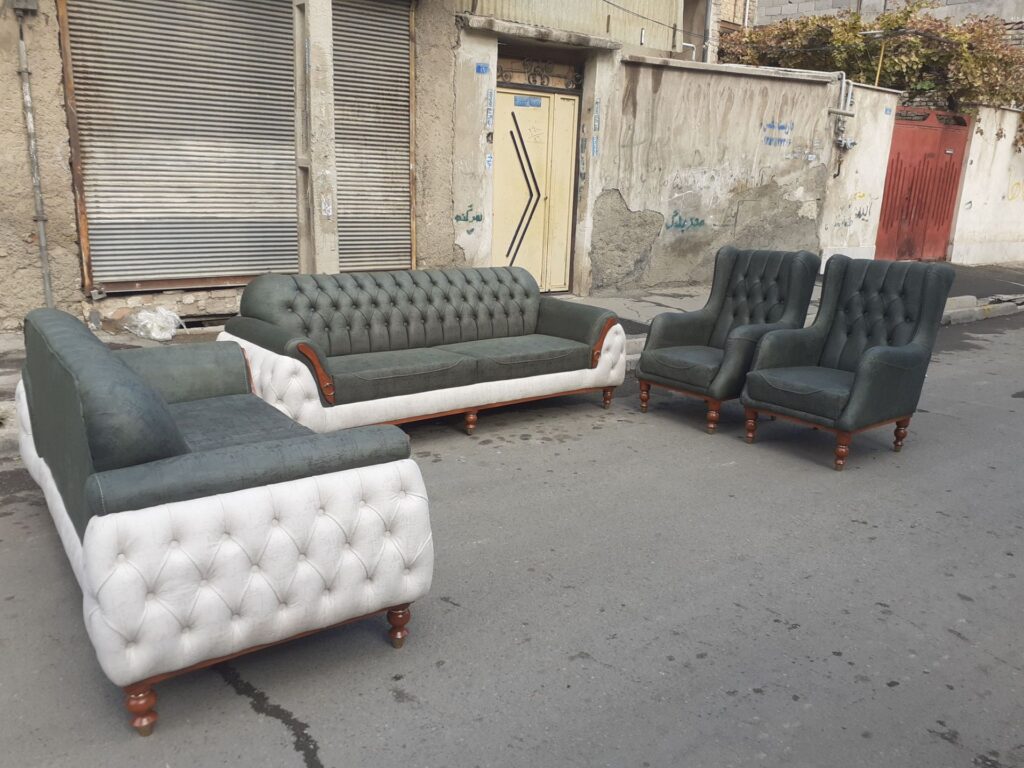 مبل چستر پاریس لمسه دست